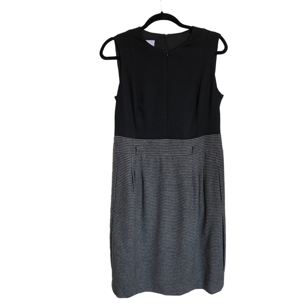 AKRIS PUNTO Sleeveless Color Block Wool Dress Size US 12